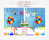 Art and Paint Theme Birthday Party Decoration Kit