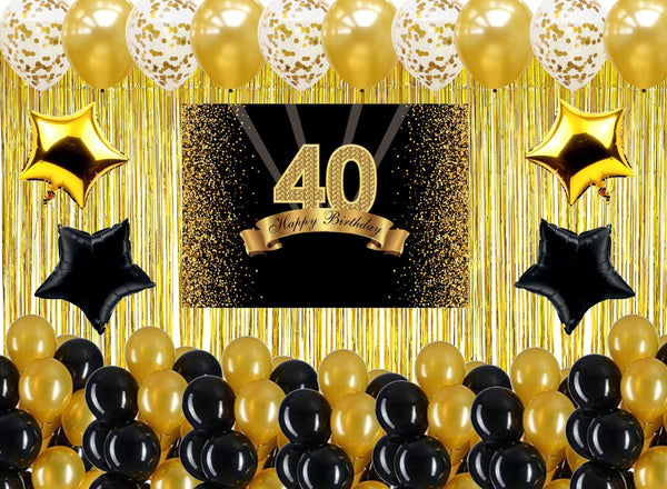 40th Birthday Party Complete Party Decoration Kit