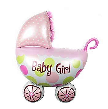 Boy Cradle Boy And Girl Cradle Pink Balloon Helium Quality Foil Balloon For Baby Welcome/Shower Party Supply Decorations