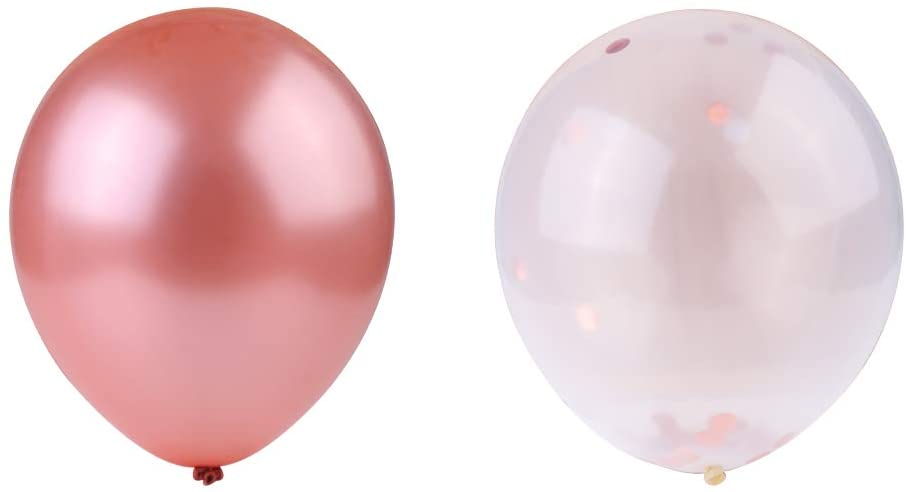 Baby Shower Party Decorations Balloons,Rose Gold Set Party Supplies For Boys And Girls With Baby Shower Banner Foil Balloons