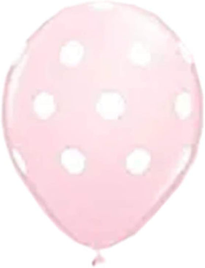 Blue And Pink Polka Dot Party Balloons-Birthday Parties,Baby Shower