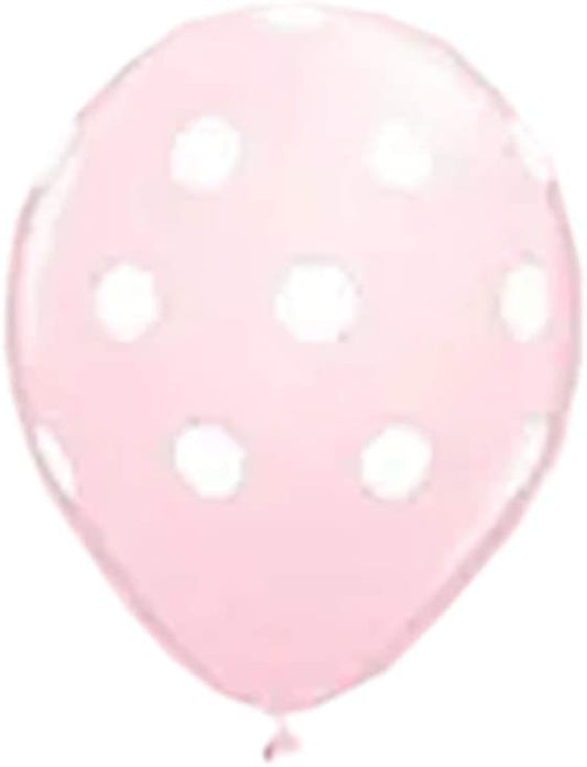 Blue And Pink Polka Dot Party Balloons-Birthday Parties,Baby Shower