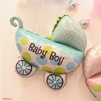 Boy Cradle Blue Balloon Helium Quality Foil Balloon For Baby Welcome/Shower Party Supply Decorations