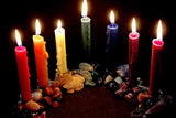 Wax Candles (Multi Color), Pack Of 10 Diwali Candles Celebration/Festivites/Events And Indoors