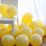 Yellow Pastel Party Balloons For Decorations