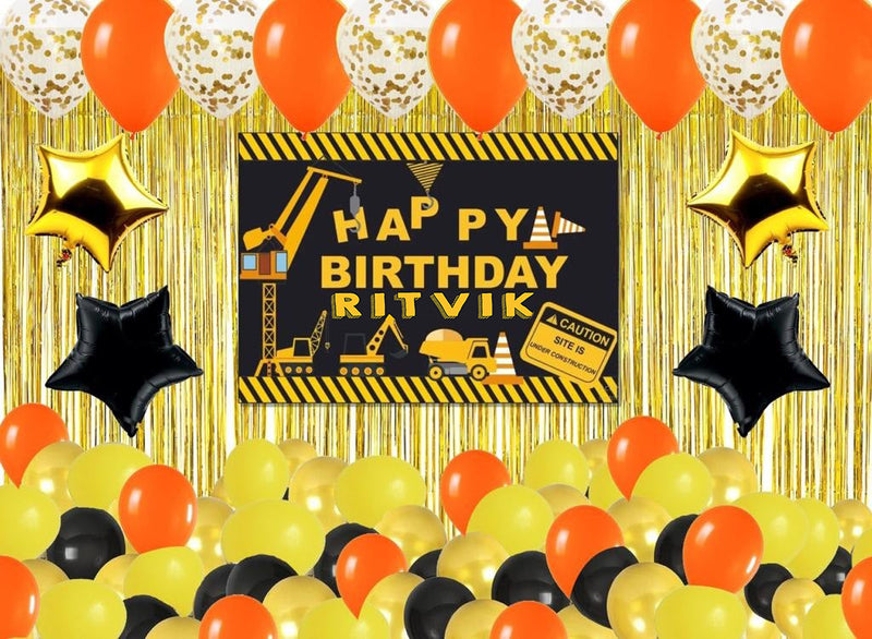 Construction Birthday Complete Party Set