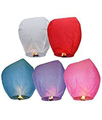 Sky Lanterns-Paper Hot Air Balloon Multi-Color