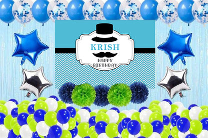 Little Man Theme Birthday Party Complete Party Set for Boys