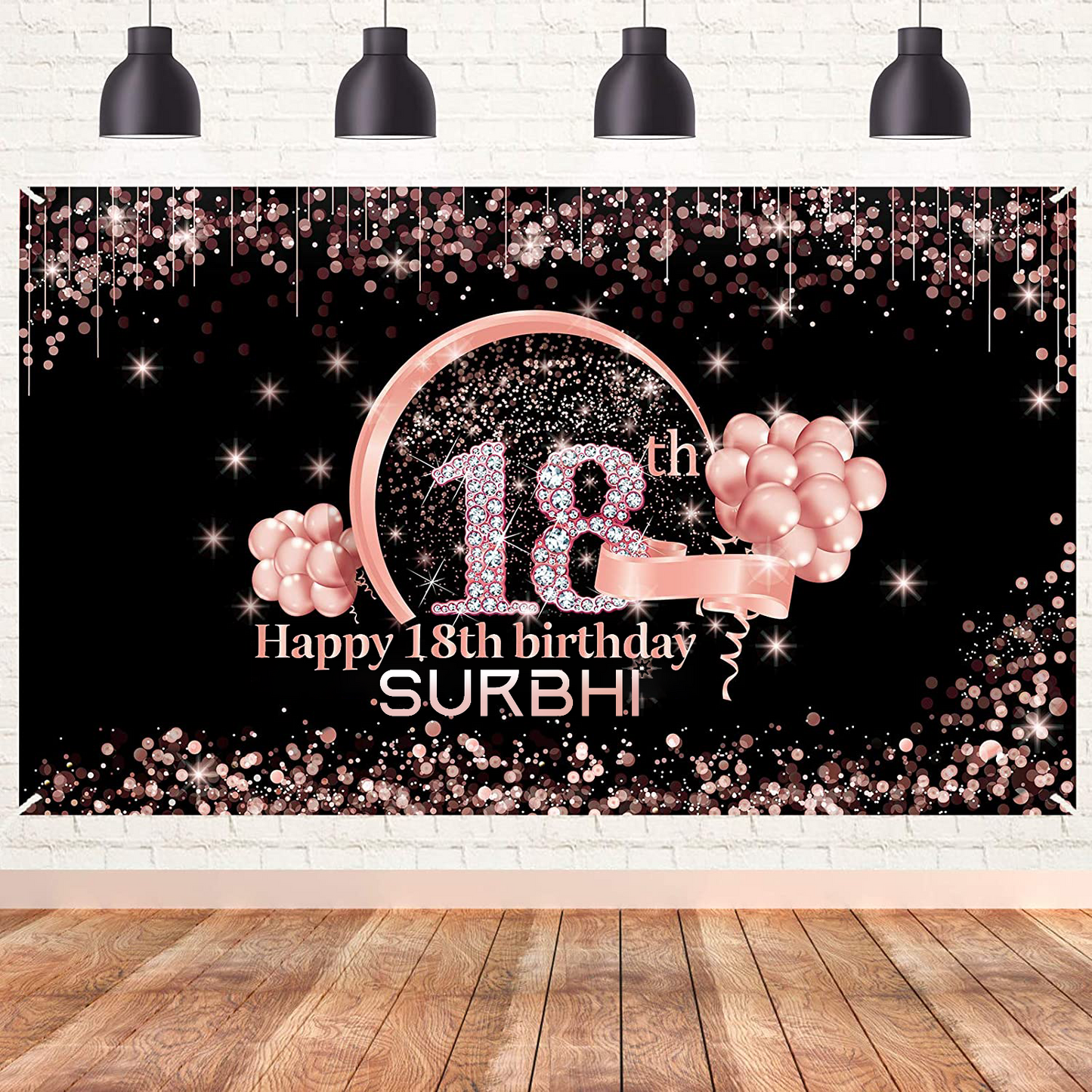 18th Birthday Party Backdrop 
