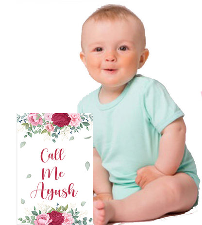 Naming Ceremony Poster Decoration Photo Prop