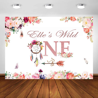 Wild One Birthday Party Backdrop