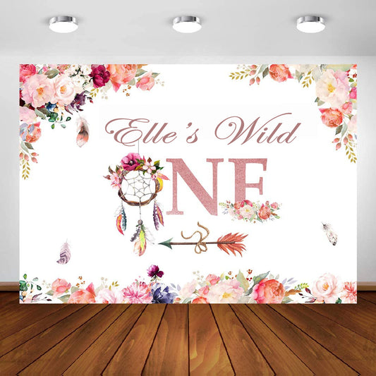 Wild One Birthday Party Backdrop
