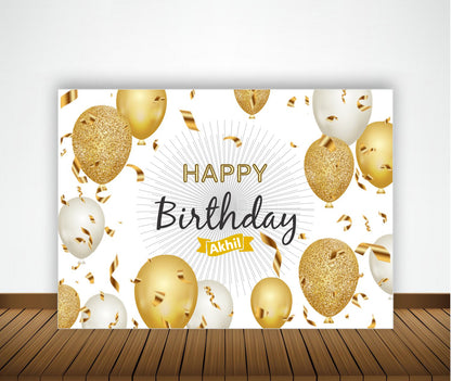 Joyful Birthday Party Backdrop 
