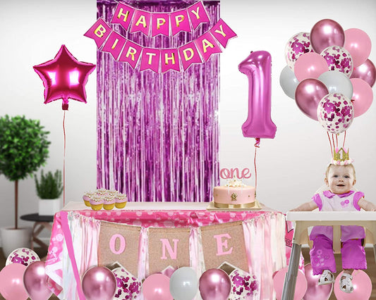 First  Birthday Decoration For Girl
