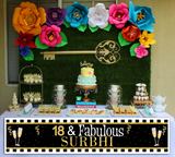 18th Birthday Long Banner for Decoration