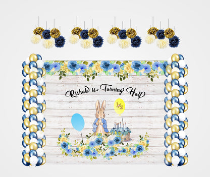 Half Birthday Boys Complete Decoration Kit