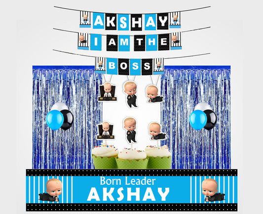 Boss Baby Birthday Party Decoration Kit