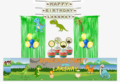 Dinosaur Theme Birthday Party Decoration Kit