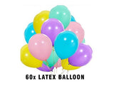 Candy Land Theme Birthday Party Decoration Kit with Backdrop & Balloons
