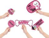 Dog Theme Birthday Party Photo Booth Props Kit