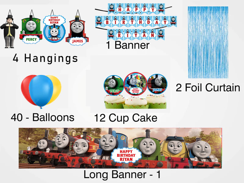 Thomas & Friends Theme Birthday Party Decoration Kit