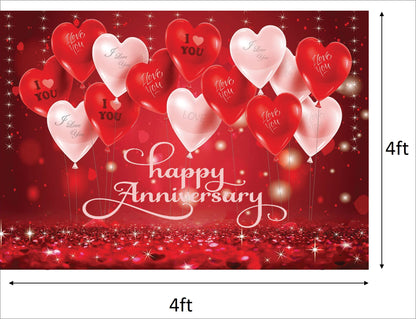 Anniversary Party Backdrop Banners for Couples