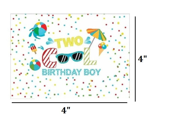 Two Cool Theme Birthday Party Complete Decoration Kit 