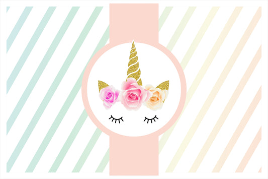 Unicorn Theme Birthday Party Table Mats for Decoration