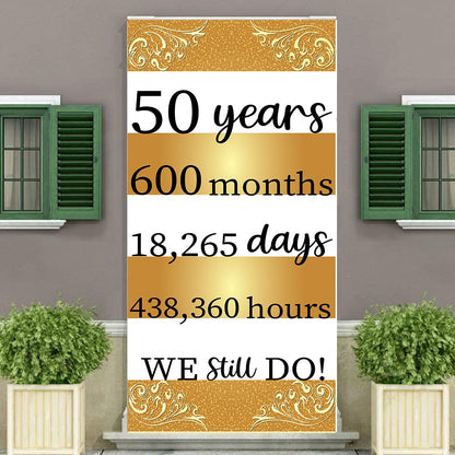 50th Anniversary Customized Welcome Banner Roll up Standee (with stand)
