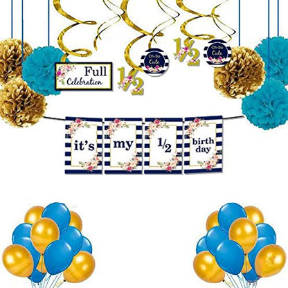 Half Birthday Decoration Party Supplies For Boys