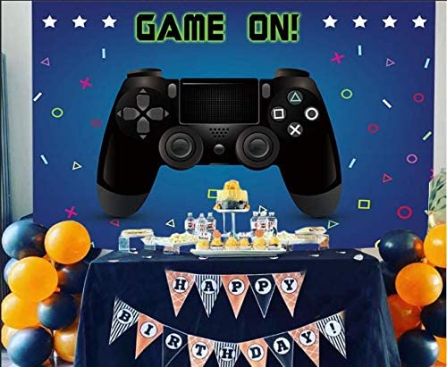 Gaming Theme Birthday Party Backdrop