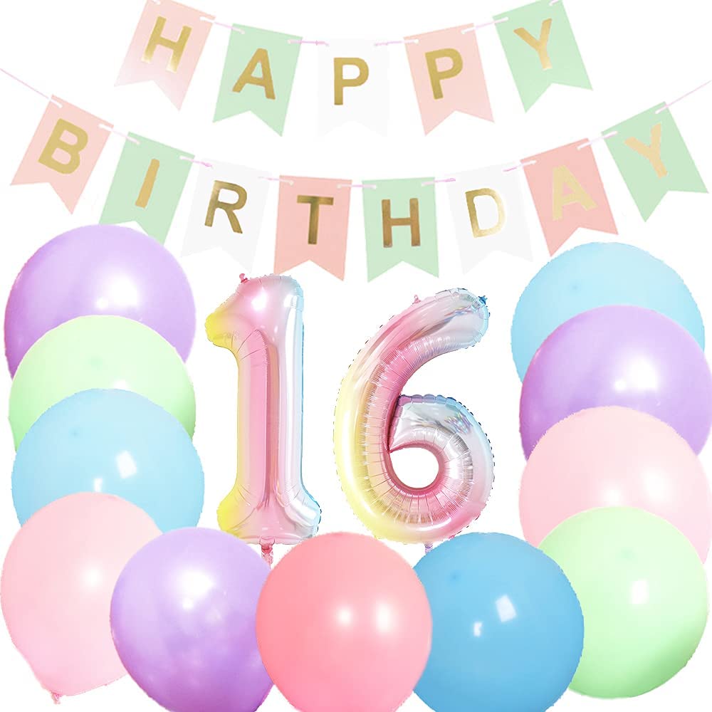 16th Birthday Decoration Party Supplies