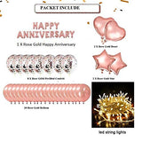Rose Gold Anniversary Combo Kit For Decorations