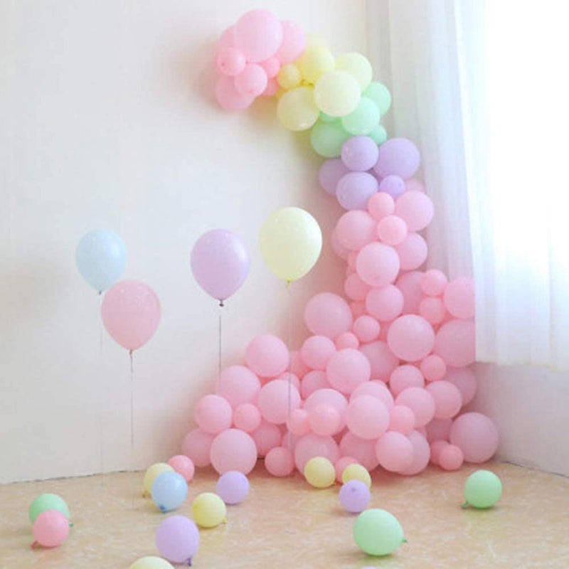 Pink Pastel Party Balloons For Wedding,Graduation, Kids' Birthday And Baby Shower Decor