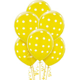 Polka Dot Party Balloons for Birthday Parties or  Baby Shower