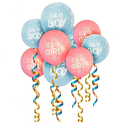 Baby Shower Decorations Combo-Silver Fringe Curtain , Printed And Polka Balloons ,Star Silver Foil Balloon