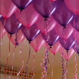 Purple And Pink Balloons 9 Inch Thick Latex Balloon For Birthday Parties,Baby Girl Decorations