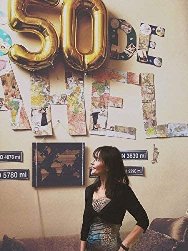 Gold Digit Foil Birthday Party Balloon Number 0