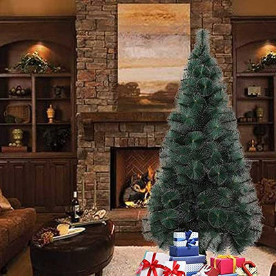 7 Ft Pine Snow Artificial Christmas Tree for Indoor/Outdoor Decorations