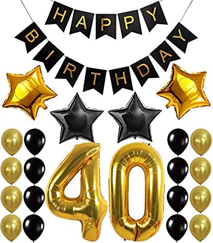 40Th Birthday Decorations Kit
