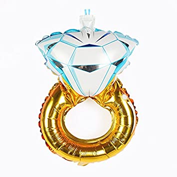 Ring Shape Foil Balloon Bachelor Party Decorations