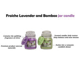 Lavender & Bamboo Jasmine Scented Jar Candle