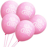 It'S A Girl Latex Party Balloon New Born Baby Girl Decorations
