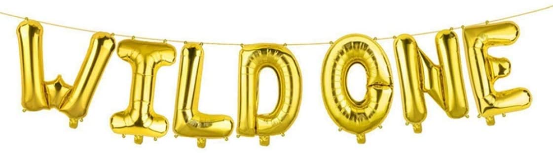 Wild One Pink And Gold Party Combo First Birthday Decoration