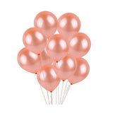 Metallic Balloons 9 Inch Thick Latex Balloon for  Birthday/Anniversary Party Supplies