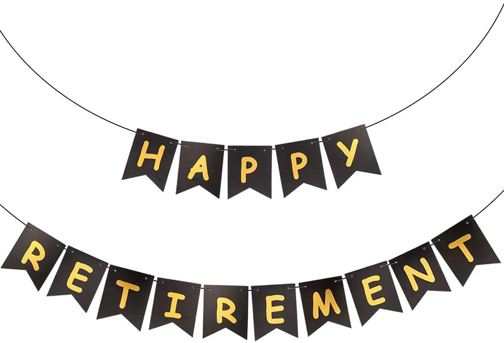 Buy Retirement Party Decoration Banner | Party Supplies | Thememyparty ...