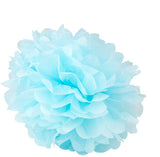 Blue Pom Pom Flower Decoration For Birthday Parties, Anniversary Party & Baby Shower
