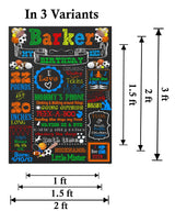 Sports Theme Customized Chalkboard/Milestone Board for Kids Birthday Party