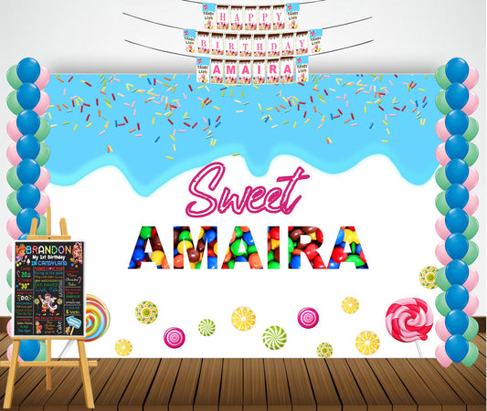 Candy Land Birthday Party Personalized Complete Kit