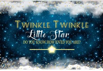 Twinkle Twinkle Little Star Theme Party Backdrop